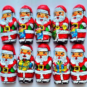 Milk Chocolate Santa Bag