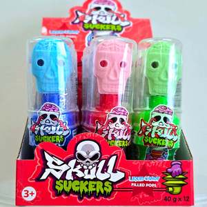 Halloween: Skull Suckers Liquid Filled Pop