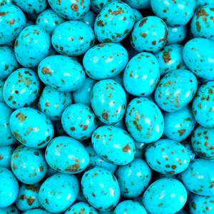 Easter: Blue Candy Coated Chocolate Eggs