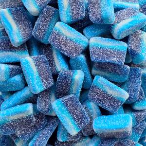 Sweet Sour: Sour Blue Raspberry Slices