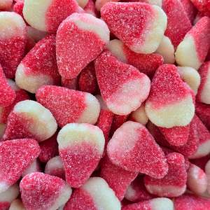 Sweet Sour: Sugared Strawberry Creams