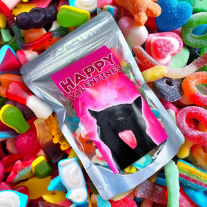 Mixed Combos: Valentines Cat - Pick Up Line Lolly Bag