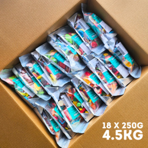 Sweetboxes: Bulk Lolly Box - 18 x 250g bags