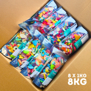 Sweetboxes: Bulk Lolly Box - 8 x 1kg bags