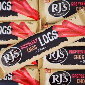 RJ's Raspberry Choc Logs 3 pack