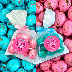 Valentine's Candy Coated Chocolate Egg - Gift Bag