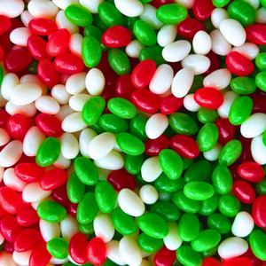 Christmas: Red, Green & White Jellybean Mix - 250g bag