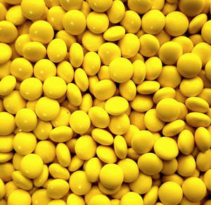 Yellow Choc Buttons - 100g bag seconds