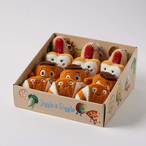 Jiggle & Giggle Munchettes – Plush Pastry Keychain CDU 12pcs/4 Asst