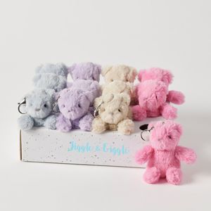 Products: Jiggle & Giggle Teddy Keychain CDU 12pc/4 Asst