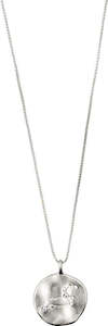 Leo Zodiac Sign Necklace - Silver Plated - Crystal