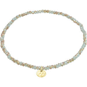 Gold Jewellery: Indie Bracelet - Gold Plated - Blue