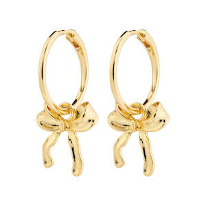 Earrings 1: Cassian Recycled Hoop Earrings - Gold Plated