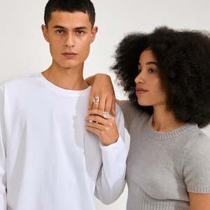 Diego Recycled Ring - Silver Plated