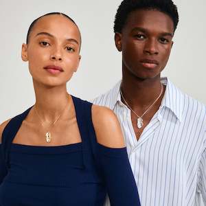 Eclipse Necklace - Silver Plated