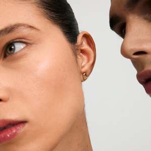 Gold Plated Earrings: Free Recycled Earrings - Gold Plated