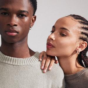 Gold Jewellery: Amiri Recycled Earrings - Gold Plated