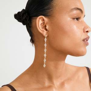 Gold Jewellery: Basil Earrings - Gold Plated