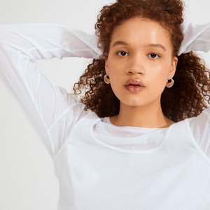 Silver Plated Jewellery: Sense Hoop Earrings - Silver Plated