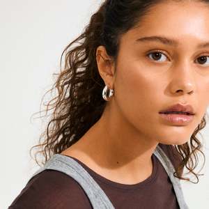 End Of Season Sale: Phase Recycled Earrings - Silver Plated