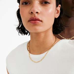 Gold Jewellery: Eliyah Necklace - Gold Plated