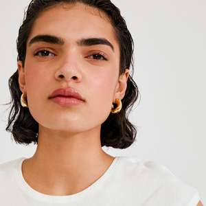 Jennings Hoop Earrings - Gold Plated