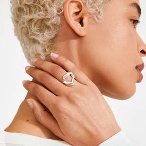 Silver Jewellery: Iris Ring - Silver Plated