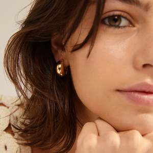 Ioanna Recycled Chunky Hoops - Gold Plated