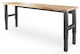 8' Wide Adjustable Height Hardwood Workbench