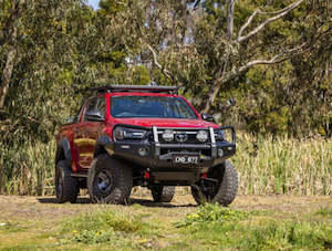 Bull Bars: Ironman 4x4 2023+ Toyota Hilux SR5 Cruiser Commerical Deluxe Bullbar