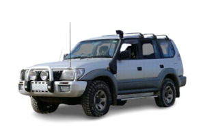 4x4 Snorkels: 4x4 Snorkel for Toyota Landcruiser Prado FJ90 1996-2002 Diesel Model