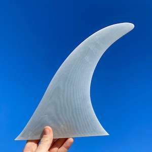 10" Sweeper - Glass On - Clear/Raw