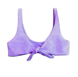 All Separates: TIE UP BIKINI TOP IN LILAC LILY