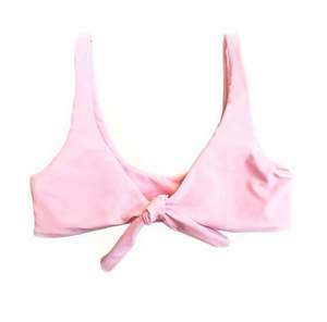 All Separates: TIE UP BIKINI TOP IN BUBBLEGUM PINK