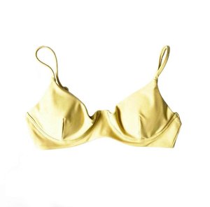 All Separates: TROPEZ BIKINI TOP IN BANANA YELLOW
