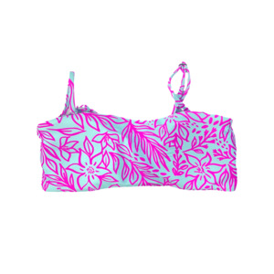 Limited Edition: BAUDOUIN BIKINI TOP - ORCHID PALMS