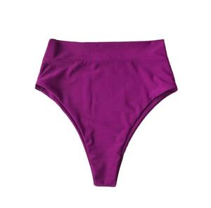 Most Wanted: SEYCHELLES HIGH WAISTED BIKINI BOTTOMS IN ORCHID PURPLE