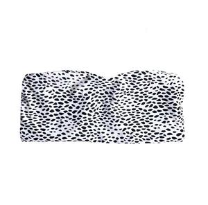 Bandeau Bikini Tops: BAUDOUIN BIKINI TOP IN WHITE TOCHKI