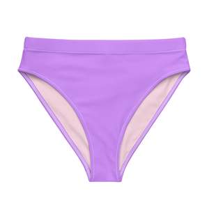 MIAMI ECO HIGH WAISTED BIKINI BOTTOM - CANDY PURPLE