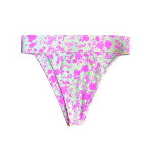 More Coverage Swim Bottoms: ANNA BIKINI BOTTOMS - PEPPERMINT BLOOM