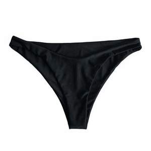 More Coverage Swim Bottoms: CATALINA BIKINI BOTTOMS IN LIQUORICE BLACK