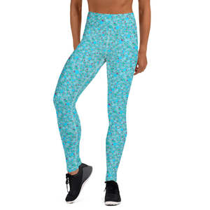 Leggings: YOGI LEGGINGS - DITSY BLUES