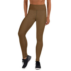 Leggings: YOGI LEGGINGS - BROWN