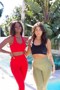 LADA SEAMLESS LEGGINGS - AVOCADO GREEN