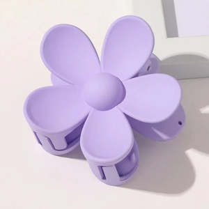 FLOWER HAIR CLAW CLIP - LILAC