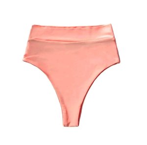 Peach Pink: SEYCHELLES HIGH WAISTED BIKINI BOTTOMS IN PEACH PINK