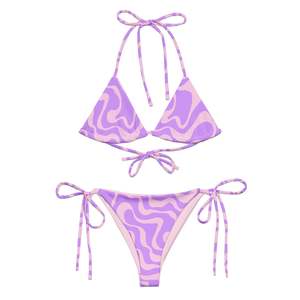STRING BIKINI SET ECO - PURPLE SWIRLSA