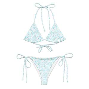 STRING BIKINI SET ECO - GARDEN PARTY WHITE
