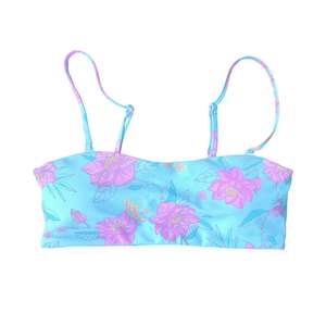 Strapless Bikini Tops: BERMUDA BIKINI TOP - PARIS FLEURI BLUE