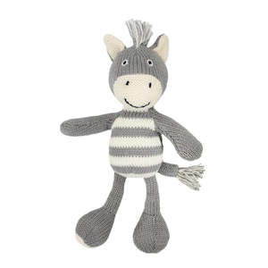Lily & George - Bowie Stripey Zebra Rattle